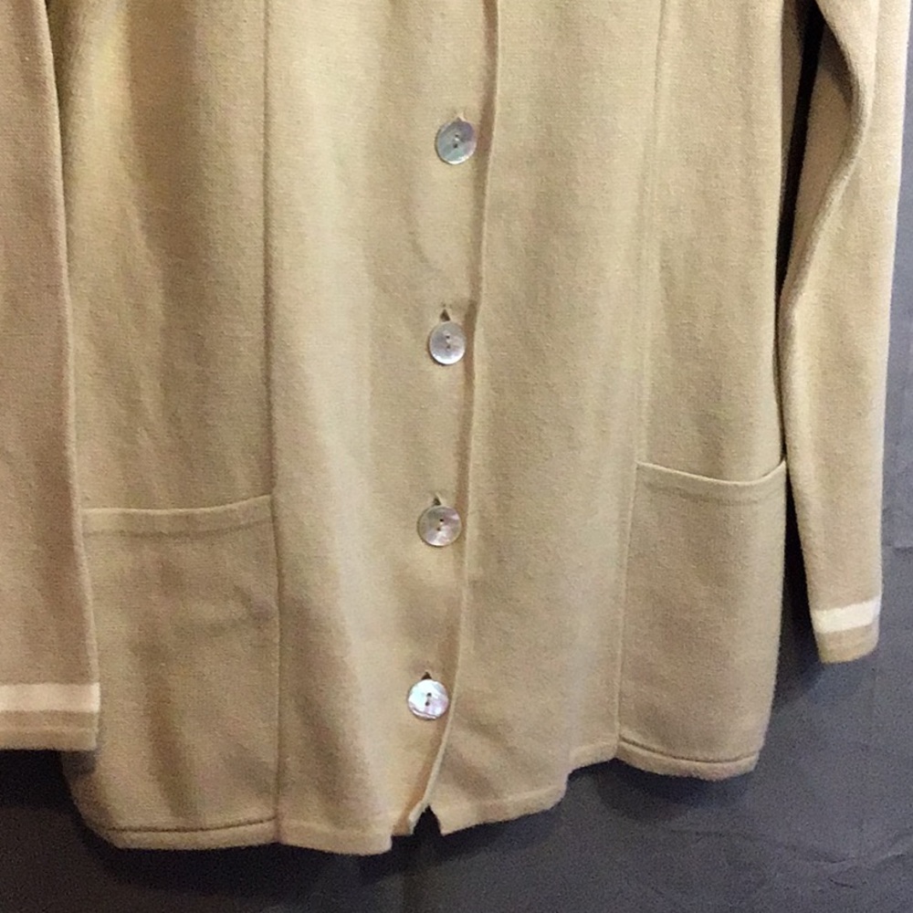 C&W Longer sweater sz SP  tan